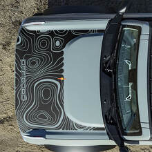 Adesivi Topografici Off Road per Cofano per Ford Bronco 2 2