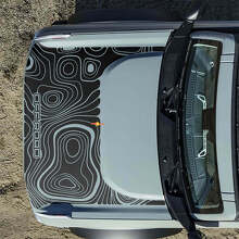 Adesivi Topografici Off Road per Cofano per Musclecar horse 2 2