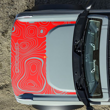 Adesivi Topografici Off Road per Cofano per Ford Bronco 2 3