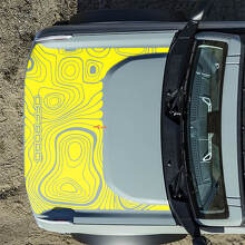 Adesivi Topografici Off Road per Cofano per Ford Bronco 2 4
