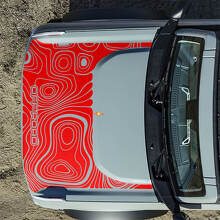 Adesivi Topografici Off Road per Cofano per Ford Bronco 2 5