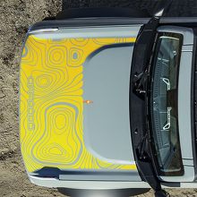 Adesivi Topografici Off Road per Cofano per Ford Bronco 2 6