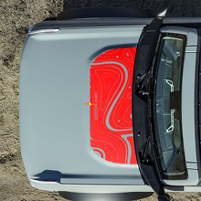 Adesivi Mappe Topografiche Cofano Off Road per Ford Bronco 2