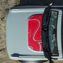 Adesivi Mappe Topografiche Cofano Off Road per Ford Bronco 5