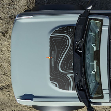 Adesivi Mappe Topografiche Cofano Off Road per Ford Bronco 6