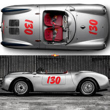 Kit completo Porsche 130 Little Bastard James Dean Kit strisce laterali decalcomania adesiva PORSCHE 550 3