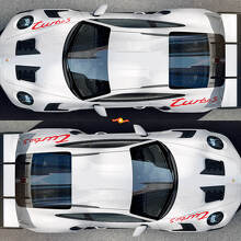 Kit adesivi in vinile per parafango anteriore e posteriore Turbo S Style per Porsche 911_3