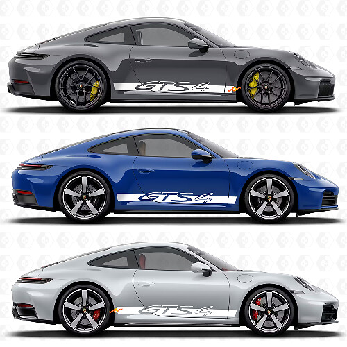 Kit Adesivi Strisce Laterali GTS 4 per Porsche 911 Carrera 4 GTS