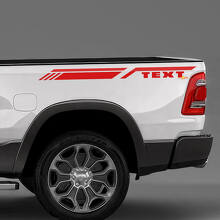 Strisce Adesive Laterali Personalizzate per Il Fianco del Letto per Dodge RAM 1500 2