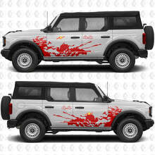 Grafiche Adesive in Vinile 4x4 Off Road per Portiere Laterali Splash 2 per Musclecar horse 3