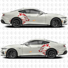 Kit Adesivi Laterali in Vinile Coyote per Musclecar Musclecarmodel_2