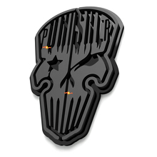 Distintivi Parafango Teschio Punisher Emblema Portellone Distintivo 3D 2