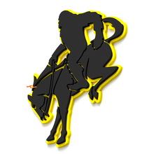 Distintivi Passaruota Yeti su Horse Bronco Emblema Portellone Distintivo 3D 6