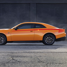 Adesivo in Vinile Strisce Laterali Sixpack Quarter Panel per Dodge Charger 3