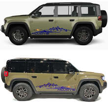 Adesivo in vinile Desert Mountains Mojave per porte laterali Jeep Recon 2