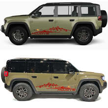 Adesivo in vinile Desert Mountains Mojave per porte laterali Jeep Recon 3