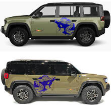 Adesivo Vinilico Laterale Snake Splash per Jeep Recon 2