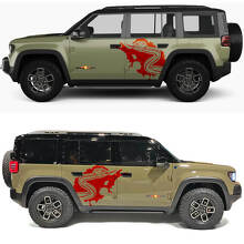 Adesivo Vinilico Laterale Snake Splash per Jeep Recon 3