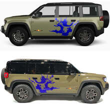 Kit di adesivi in vinile Skull Deer Splash per porta laterale Jeep Recon_2