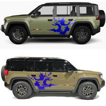 Skull Deer Splash Side Doors Vinyl Decal for Jeep Recon  2