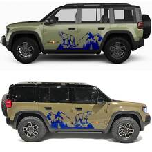 Adesivo in Vinile per Porte Laterali Jeep Recon Cougar Mountains Forest 2