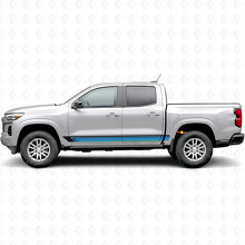 Strisce in Vinile Vintage Band per Porte e Pannelli Laterali per Chevrolet Colorado 3ª Gen 2023-2026_2
