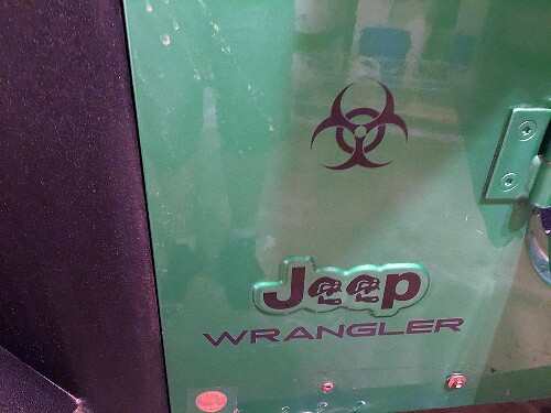 Adesivo Logo Squadra di Risposta all'Apocalisse Zombie per Jeep Wrangler Rubicon