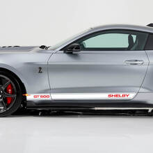 Adesivi Decalcomanie Soglia Porta GT500 Shelby per Ford Mustang 2