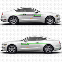 Adesivi in vinile con strisce parallele doppie Bullitt S550 per porte laterali per Ford Mustang 3