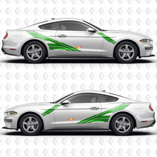 Adesivo in Vinile con Grafica per Porte Laterali a Barra Obliqua per Musclecar Musclecarmodel 3