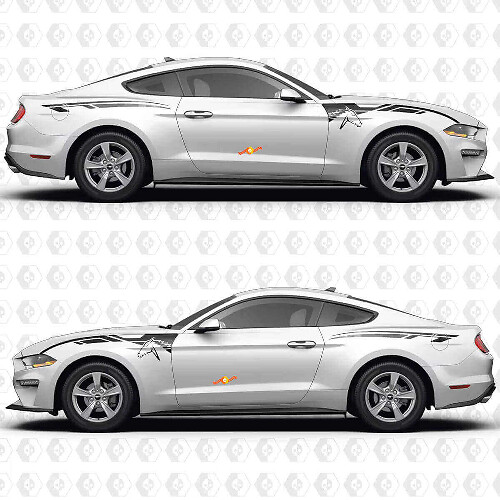 Adesivo in vinile per parafango e pannello posteriore Aero Flow per Musclecar Musclecarmodel
