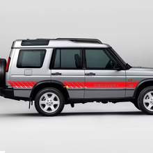 2x adesivi in vinile a strisce laterali per Land Rover Discovery 2