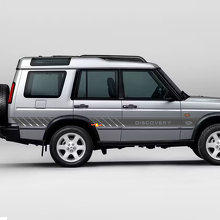 2x adesivi in vinile a strisce laterali per Land Rover Discovery 3