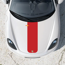 Adesivo Striscia Centrale Cofano per Porsche Boxster 718 2