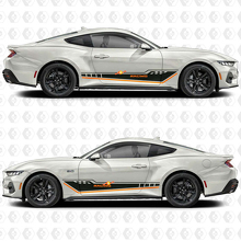 Adesivi in Vinile a Strisce Triple Racing per Porta Laterale per Musclecar Musclecarmodel 3
