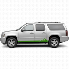 Strisce in Vinile Mountain Range per Porte e Minigonne per Chevrolet Suburban GMT900 2007-2014_6