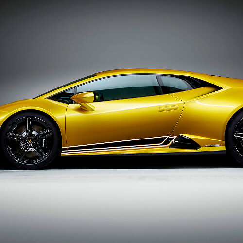 Strisce Laterali Adesivi in Vinile per Soglia Porta per Lamborghini Huracan Evo