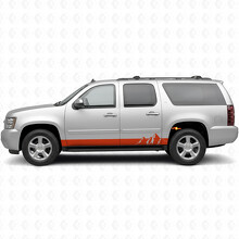Strisce in Vinile per Porta e Battitacco Alpine Ridge per Chevrolet Suburban GMT900 2007-2014_4
