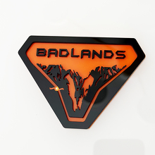 Montagne Badlands Distintivi Parafango Emblema Portellone Distintivo 3D 4