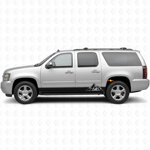 Strisce viniliche stratificate per portiere e pannelli sottoporta per Chevrolet Suburban GMT900 2007-2014_2