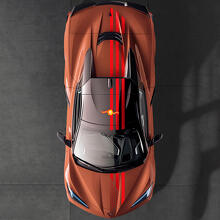 Kit decalvinile con strisce superiori della bandiera USA per Chevrolet Corvette C8_3