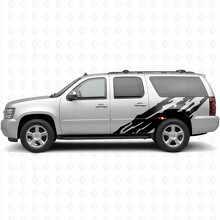 Strisce viniliche dentellate per porta e parafango posteriore per Chevrolet Suburban GMT900 2007-2014_2