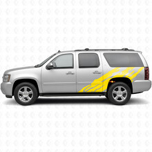 Strisce viniliche dentellate per porta e parafango posteriore per Chevrolet Suburban GMT900 2007-2014_3