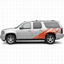 Strisce viniliche dentellate per porta e parafango posteriore per Chevrolet Suburban GMT900 2007-2014_4