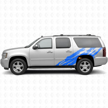 Strisce viniliche dentellate per porta e parafango posteriore per Chevrolet Suburban GMT900 2007-2014_5