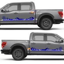 Overland Expedition Stripe Side Door Vinyl Decal Sticker for Ford F-150 2