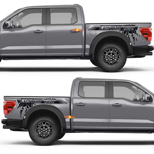 Striscia Laterale Adesiva in Vinile Parafango Posteriore per Ford F-150