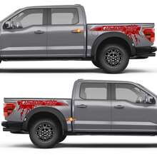 Kit adesivo laterale posteriore personalizzato Mud Splash per musclecar F-150_3