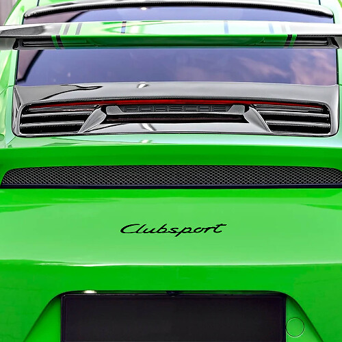 Adesivo Vinil Posteriore Clubsport per Porsche 911