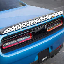 Adesivo in Vinile con Grafica a Nido d'Ape per Spoiler per Dodge Challenger_3